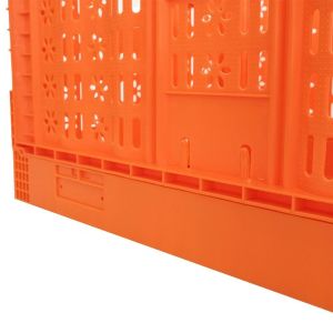 PE/PP Material Stackable Folding Storage Box for Practical and Space-saving