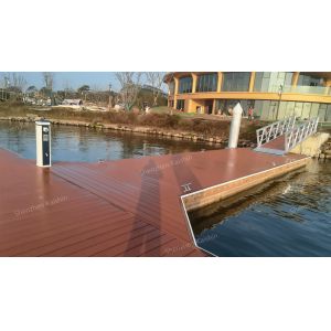 Marine Aluminum Floating Dock Stable Movable Boating Floating Pontoon Jetty