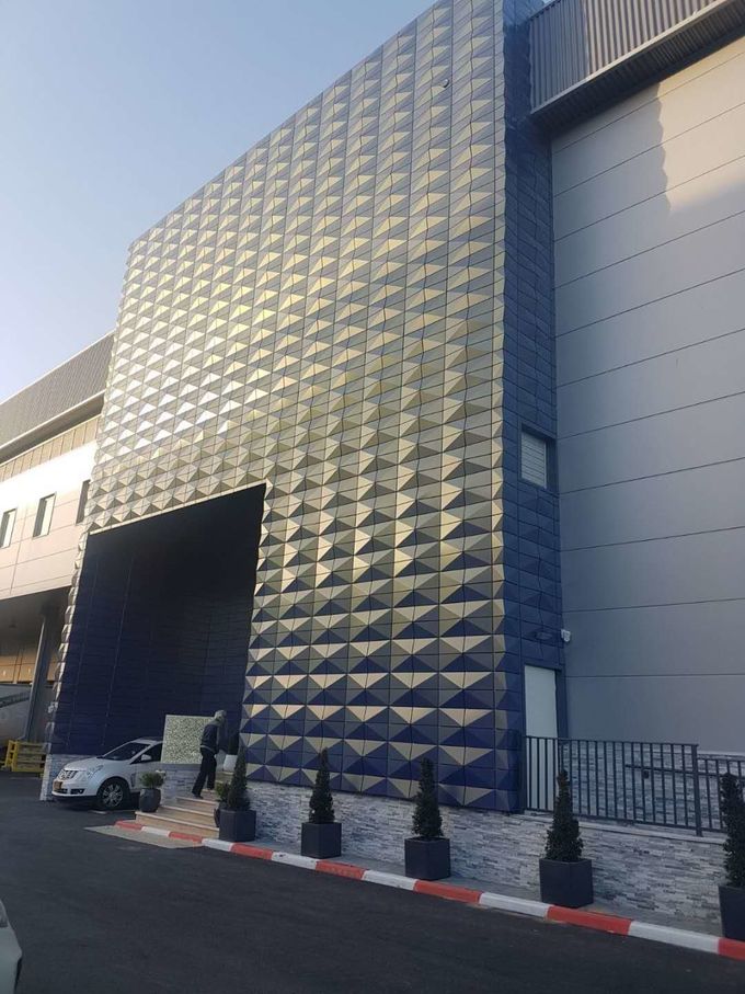 Chamelon Color Aluminium Composite Panel Facade Cladding Materials