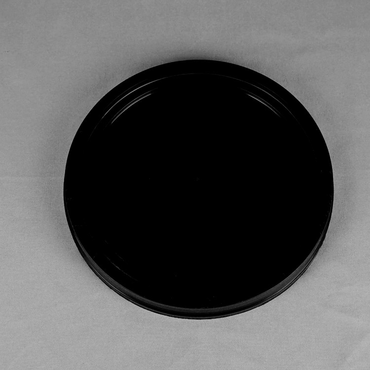 4.8L PP Black Round Plastic Bucket 1 Gallon Plastic Paint Bucket