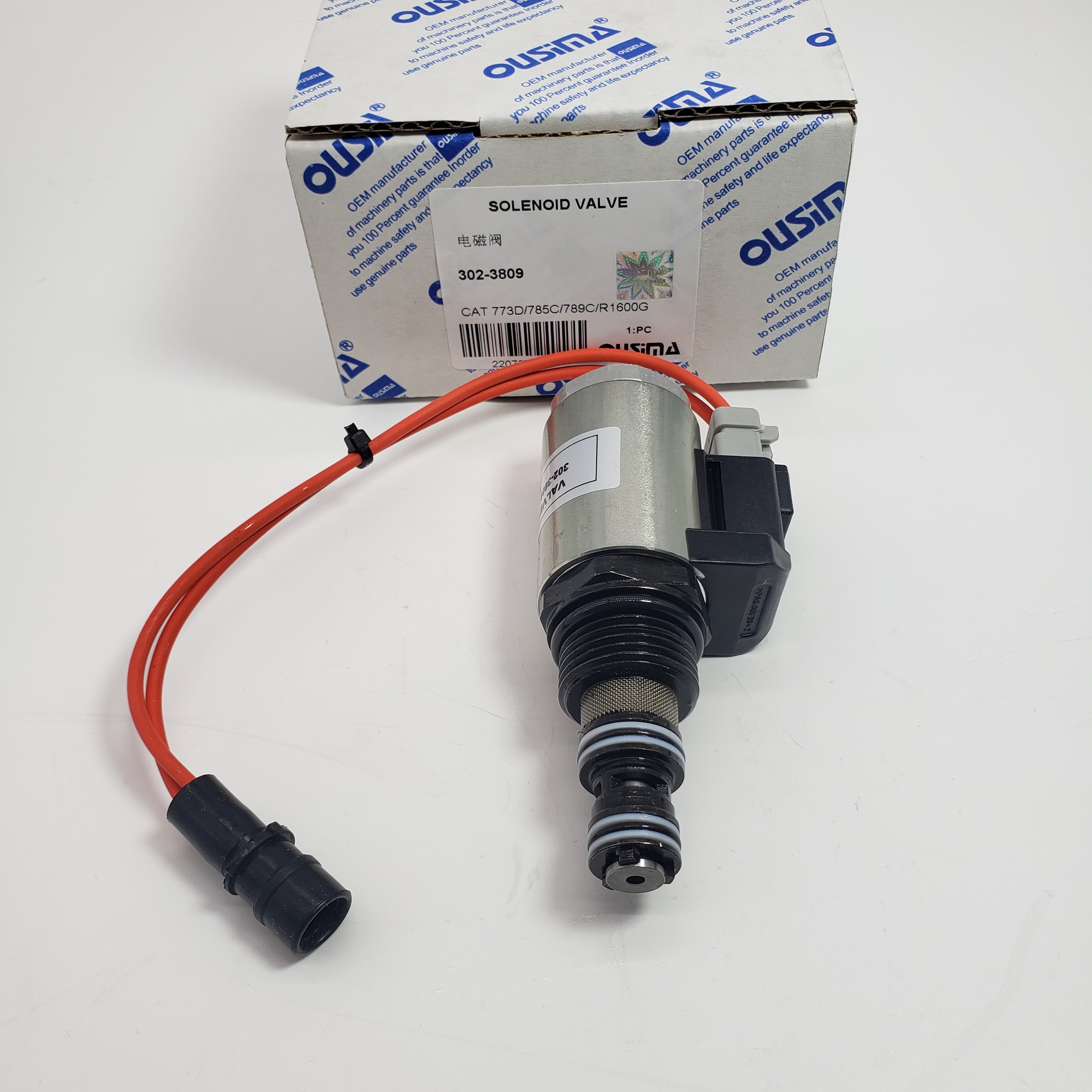 302-3809 3023809 Excavator Solenoid Valve For 773D 777D 785C 789C R1600G