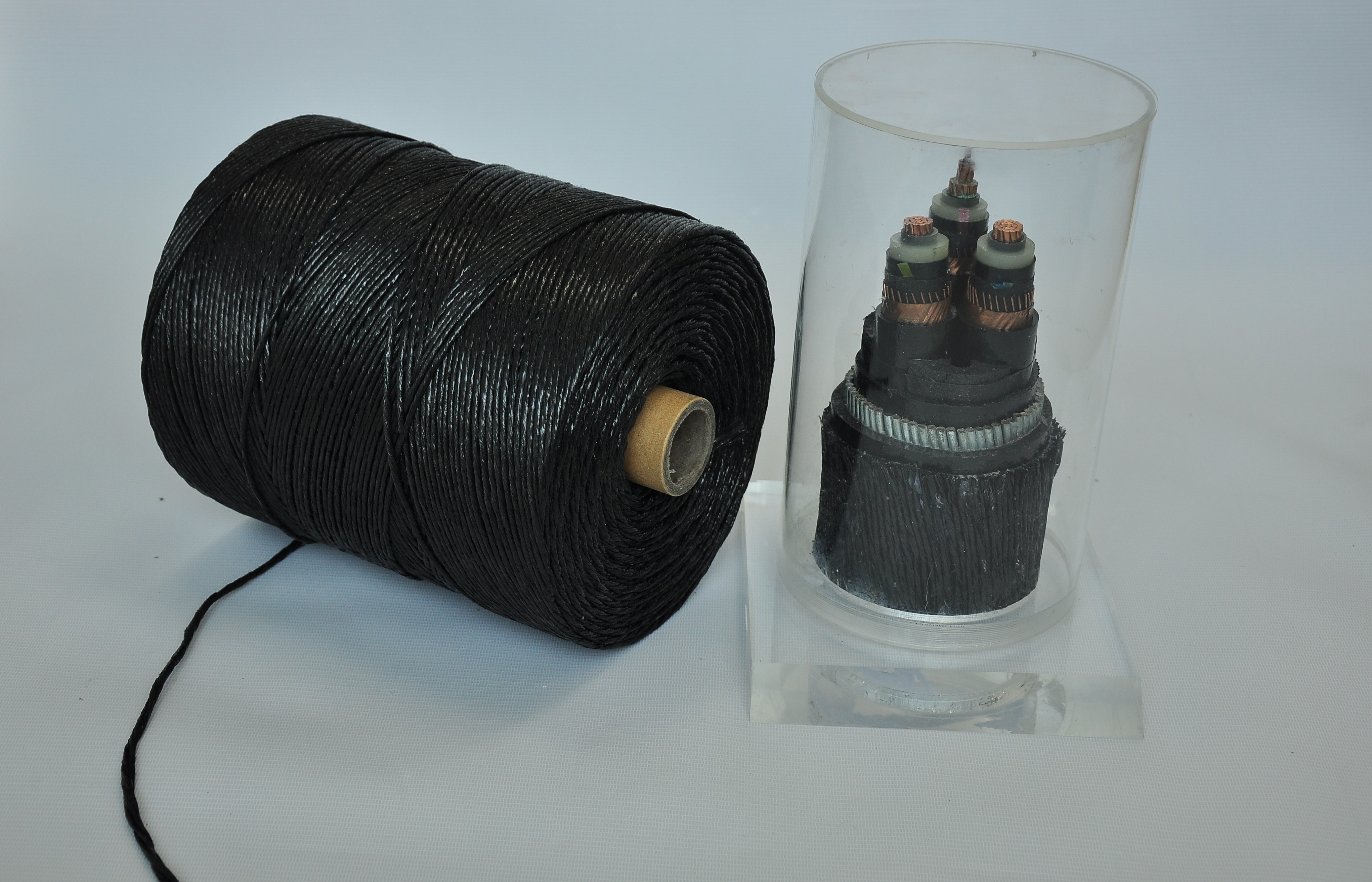 PT-5 LSOH Low Smoke Cable PP Filler Yarn 25740D Replace Glass Fiber Rope