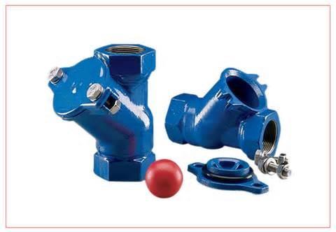 Industrial Horizontal Ball Check Valve For Sludge Pump / Low Pressure Drop Check