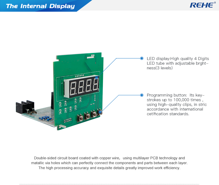 Factory bottom price RH-DA21 ampere meter Single Phase Digital Analog Ampermeter