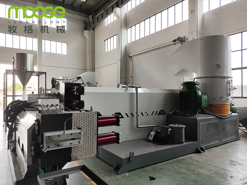 RSL-Series Dual Stage Plastic Pelletizing Machine For Efficient Soft PE / PP Recycling