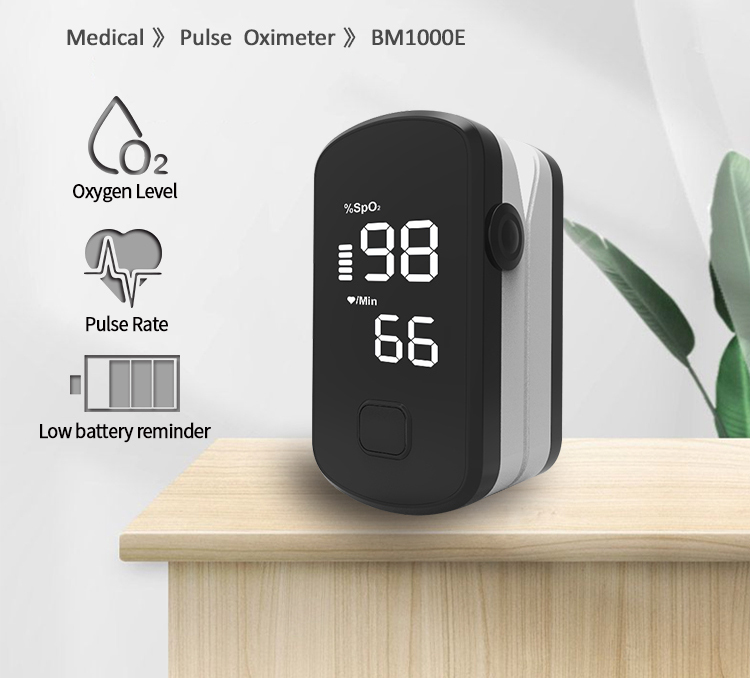 LED Display Fingertip Pulse Oximeter CE Digital Oximeter For Kids