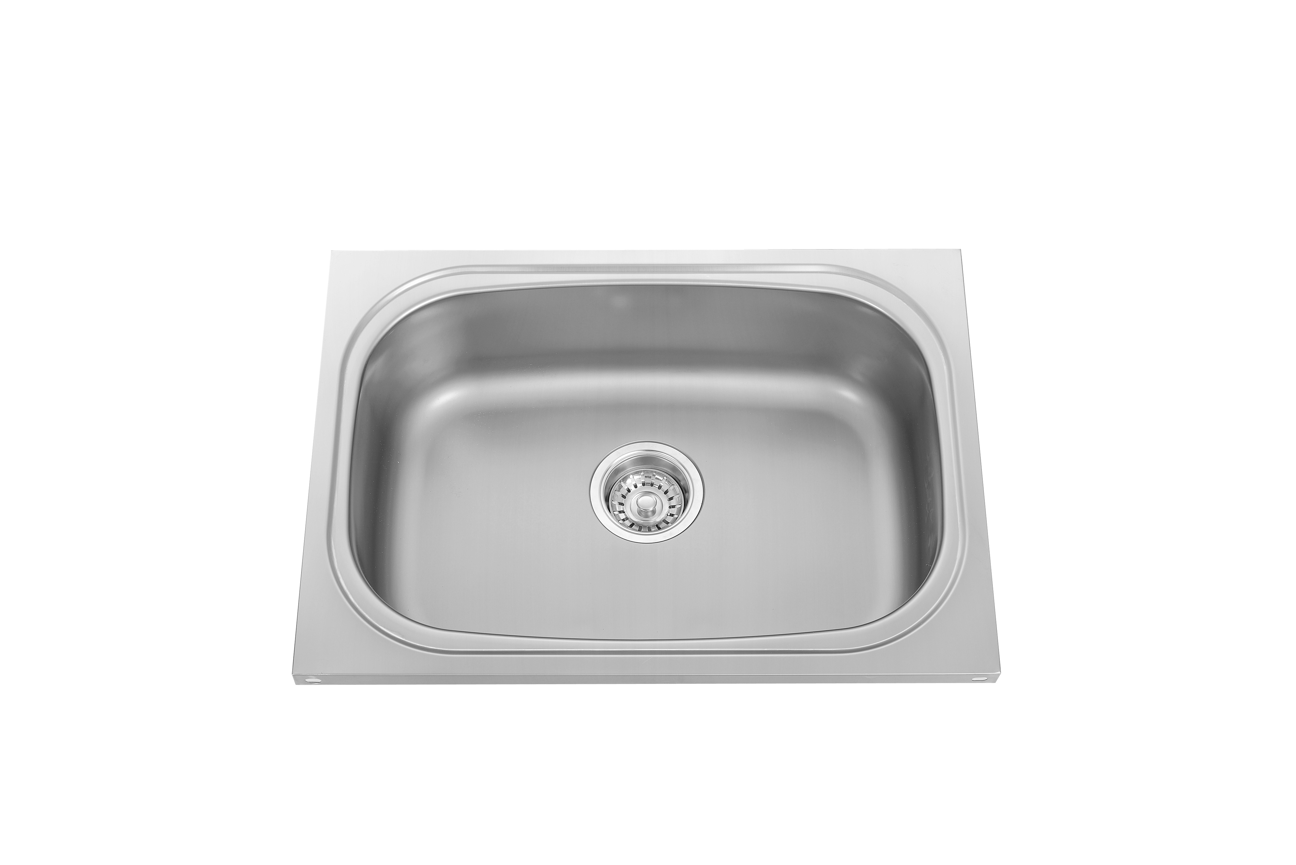 304 Stainless Steel Single Bowl Kitchen Sink With SUS304 Basket