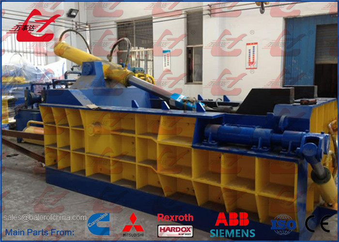 30kW Motor Hydraulic Metal Scrap Baling Press Machine Mitsubishi PLC Controlled