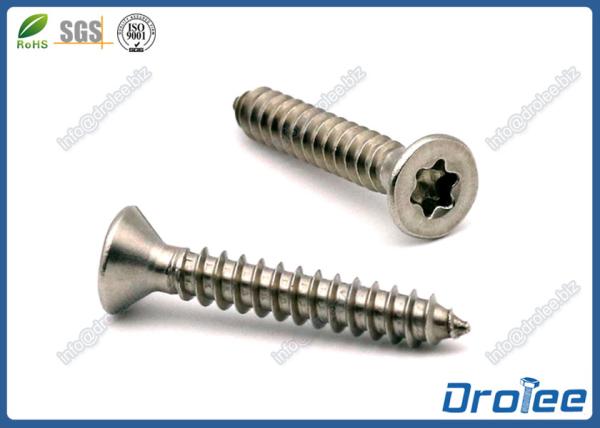 Stainless Steel 316 Screws, Flat Head, Torx Drive, Marine Grade Sheet Metal