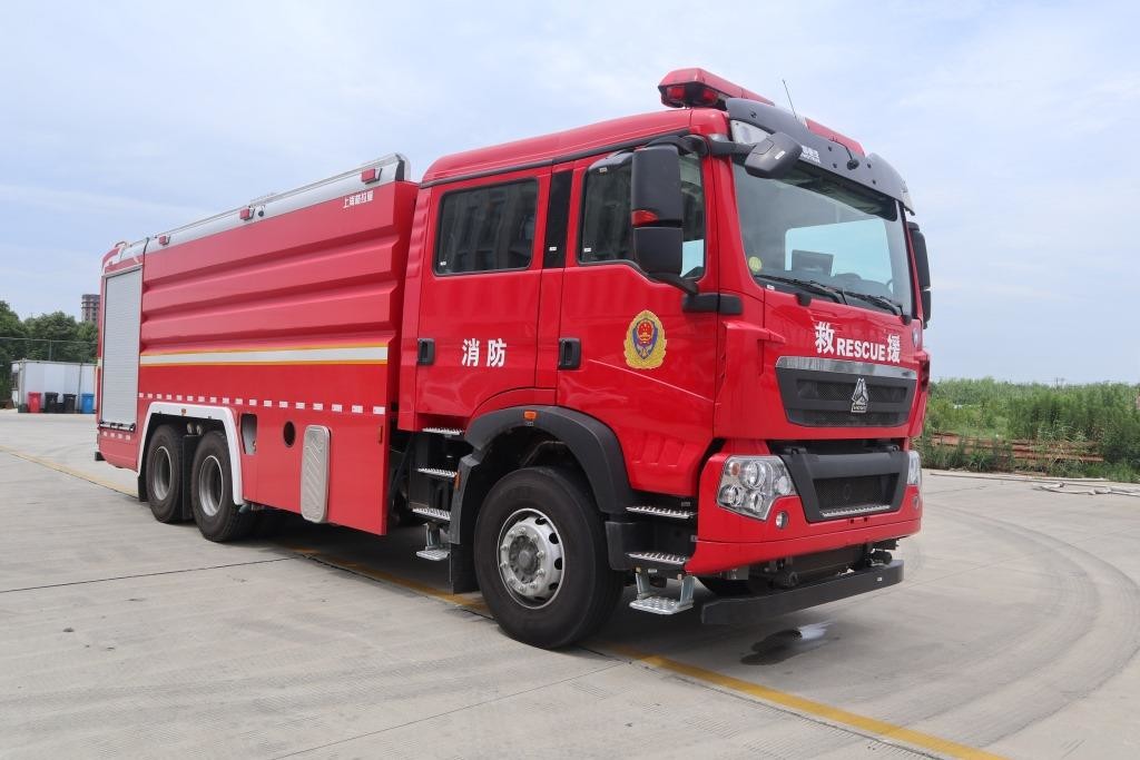 6 People HOWO Fire Heavy Rescue Truck Fire Trucks Rescue 33945KG PM180/SG180