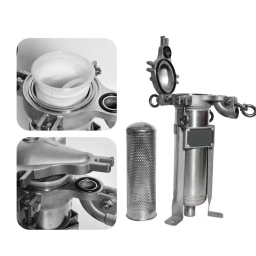 Stainless Steel Single Bag Filter Housing for Waster Water Treatment Low Maintenance