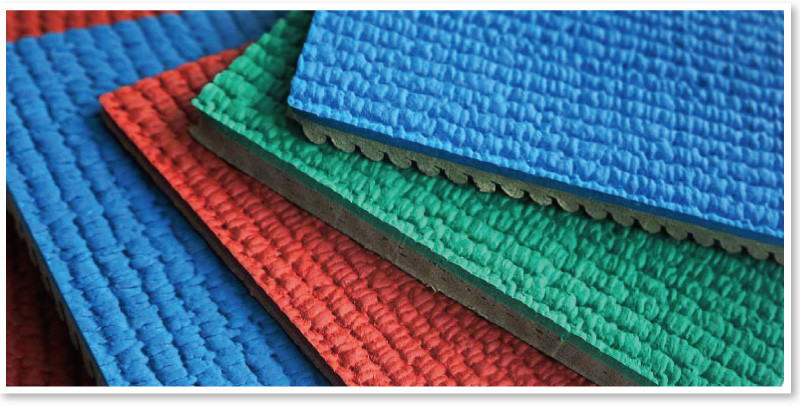 Recycled Red Running Track Surface Material Prefabricated Playground Flooring Type