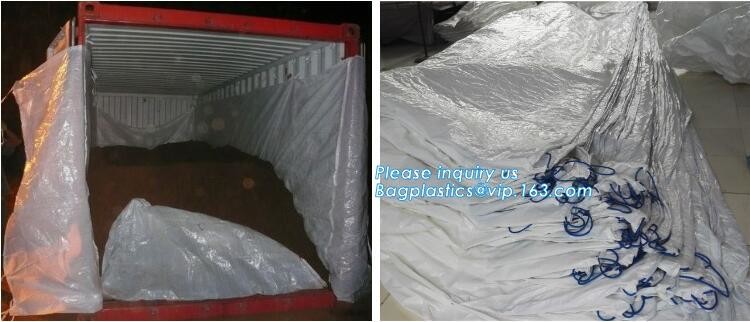 Open Top Drawstring 10 Mil Dumpster Container Liners,Drawstring Open Top 6 Mil Dumpster Container Liners, BAGEASE PAC