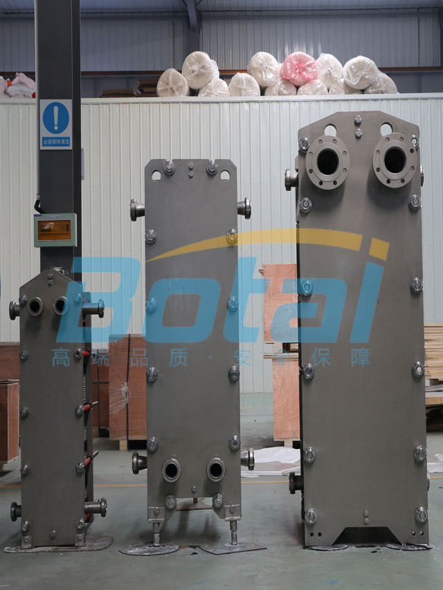 Customized Food Grade Plate Type Heat Exchanger Stainless Steel Fully Welded For Factory Use