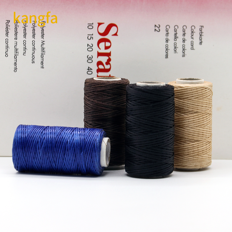 Small Roll 150d 0.8mm 30meters Spun Wax Thread for Hand-woven Bags and Bracelets