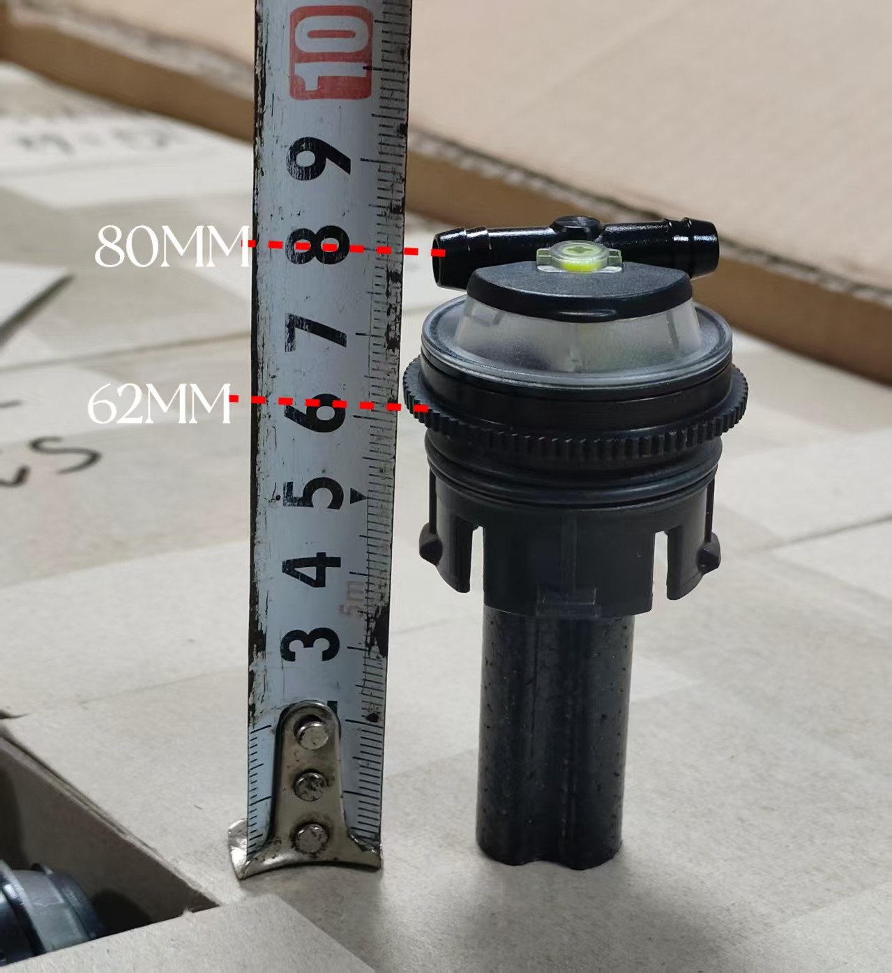 Froetek New Style Plastic Forklift Watering System Vent Plug Length 80mm with ISO Certifiction