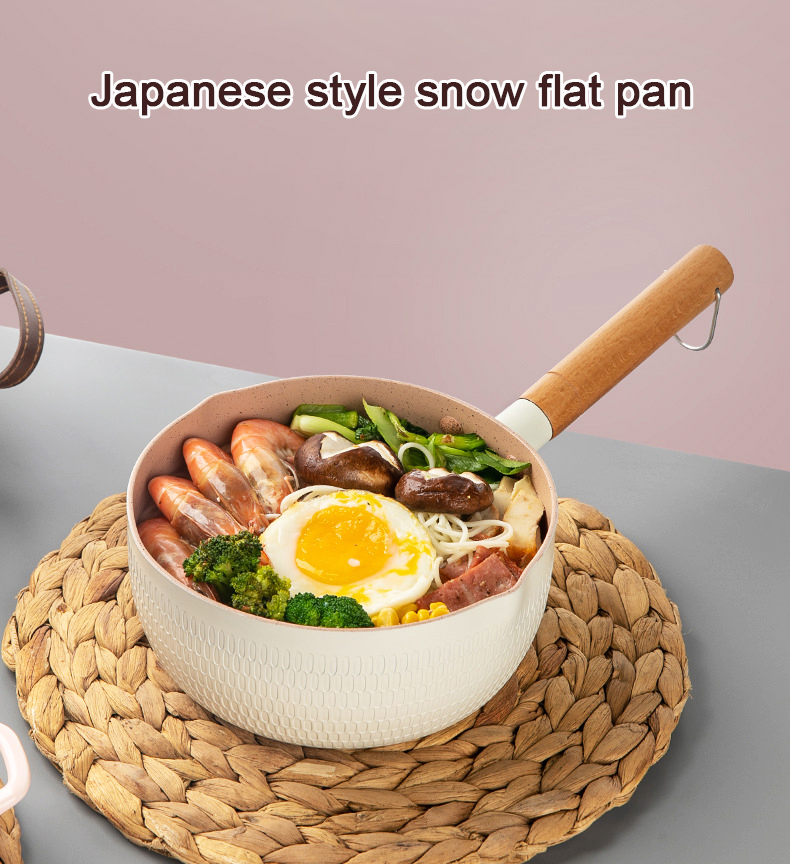 Cooking Kitchen Sauce Pans Maifan Stone Milk Pot Aluminum Non Stick With Handle