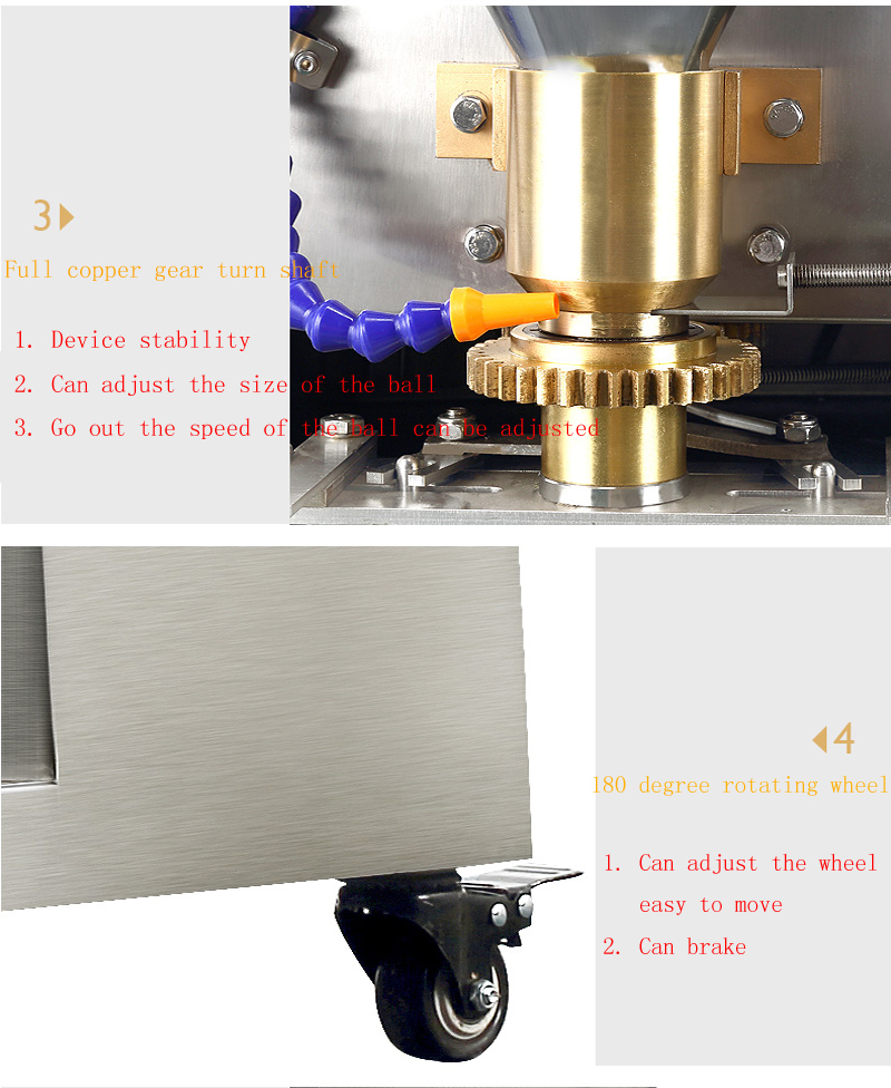 High Safety Level Fish Meatball Production Line Automatic 1000*400*400mm