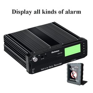 Black LED Display For Vehicle AI MDVR ADAS DSM Speed Alarm Reminder And Power