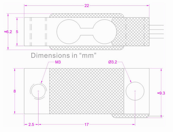 miniature light weight load cell
