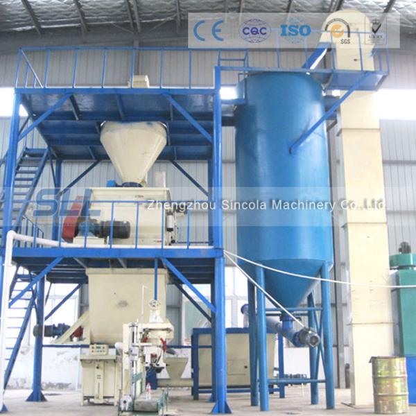 10-15T Automatic Mortar Production Line , Building Materials Dry Mix Mortar