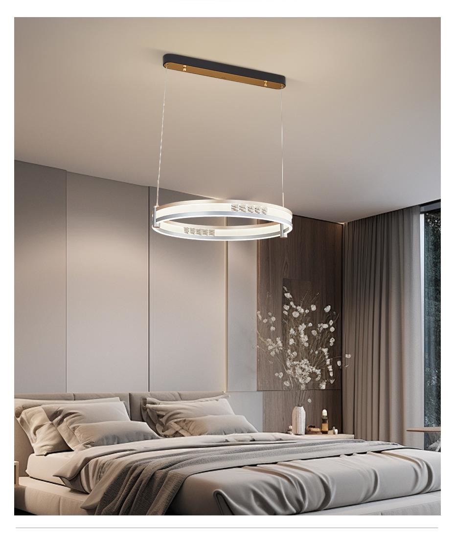 Art Modern Minimalist Waltz Chandelier 3000K/4000K/5700K+3000K