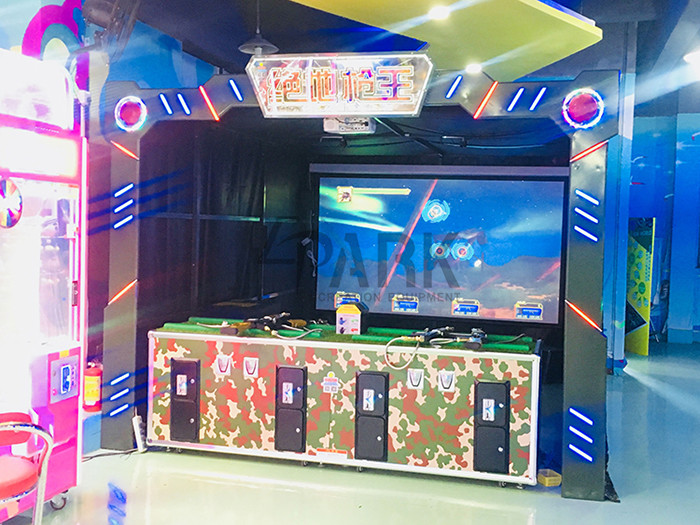 Long Hunter Guns Shooting Arcade Machines / 4 Player Shooting Games