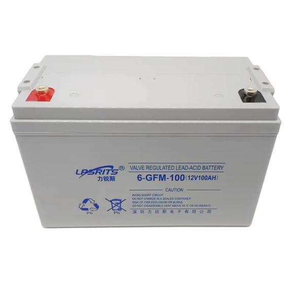 LIRUISI 6-GFM-100Ah 12V 100Ah Valve Sealed UPS Lead Acid Battery UPS VRLA