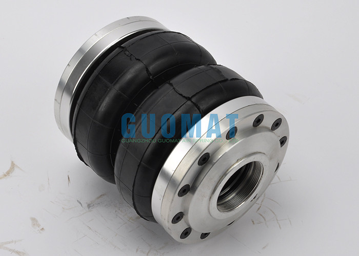 Universal Double Convoluted Air Lift Suspension Spring G1/8 Air Hole Connection For Modified Cars