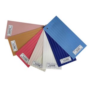 China Customized Polyester Vertical Blinds Fabric Translucent For Window Treatment on sale
