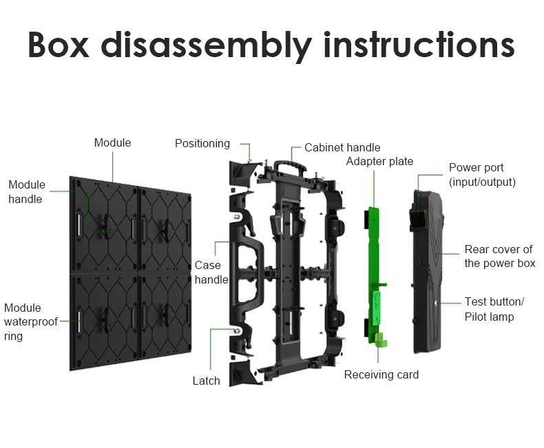 P3.91 LED Flexible Screen 3840Hz Conference LED Display 9000cd/m2 With Back Maintenance
