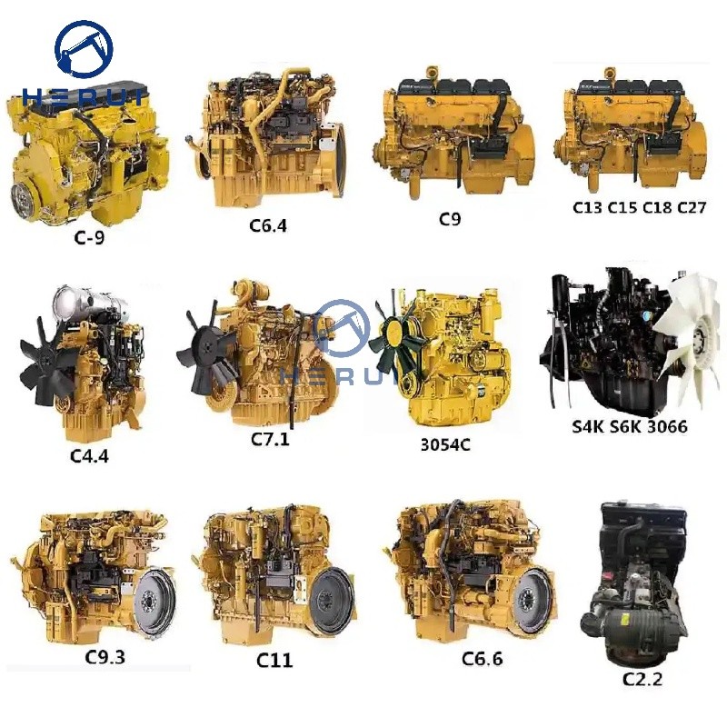 Excavator Motor Engine Assy For Cat 3408 3204 3116 3066 3406 3306 C13 C7 S6k C18 C9 Caterpillar Diesel Engine