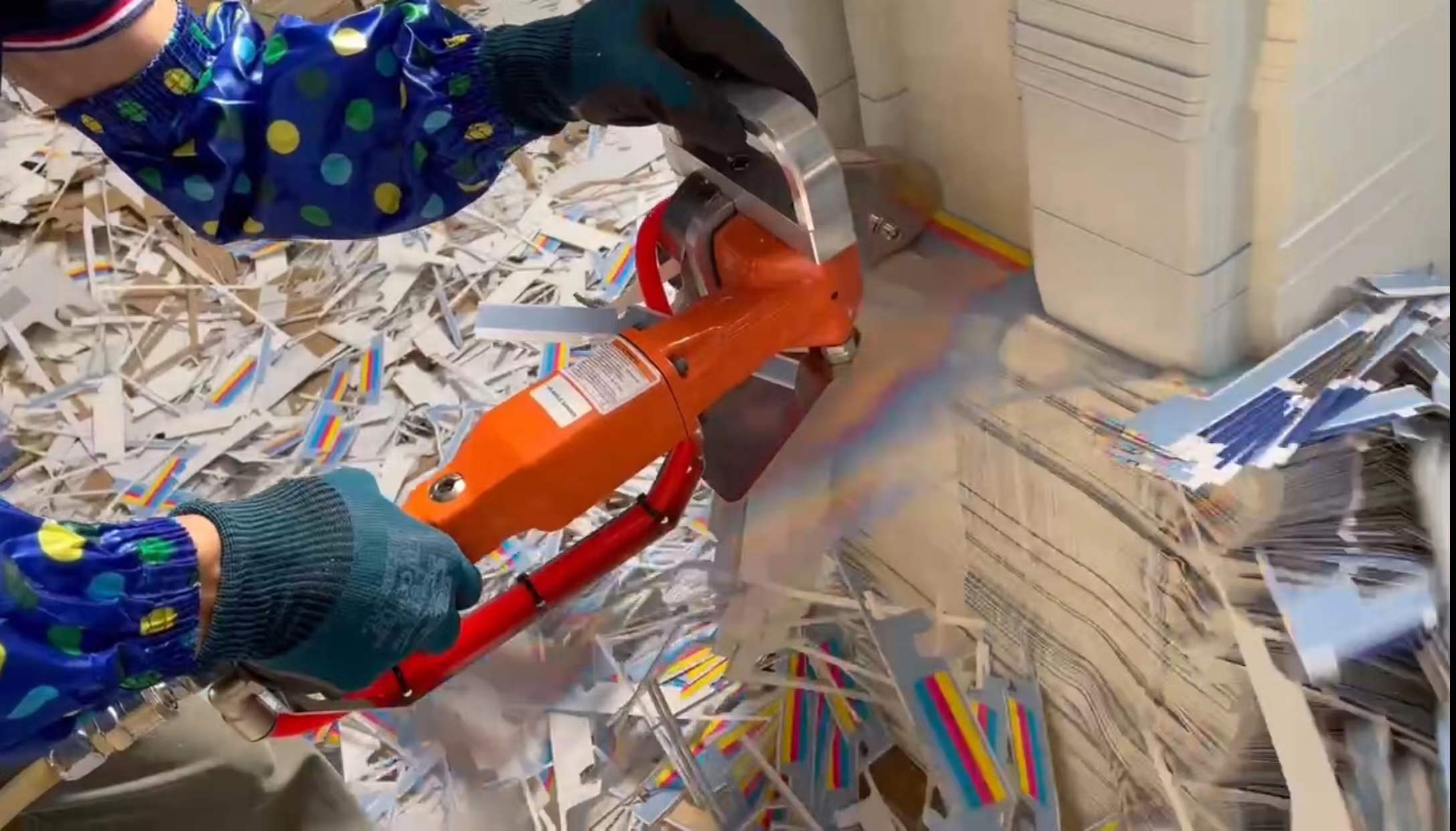 Gas Pressure 6-8kg Pneumatic Paper Waste Stripping Machine for Industrial Needs