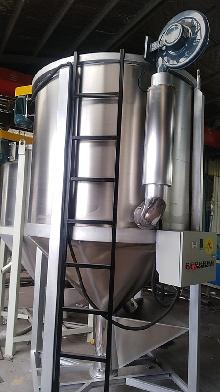 Vertical Drier &amp; Mixer for Plastic PE PP ABS PS