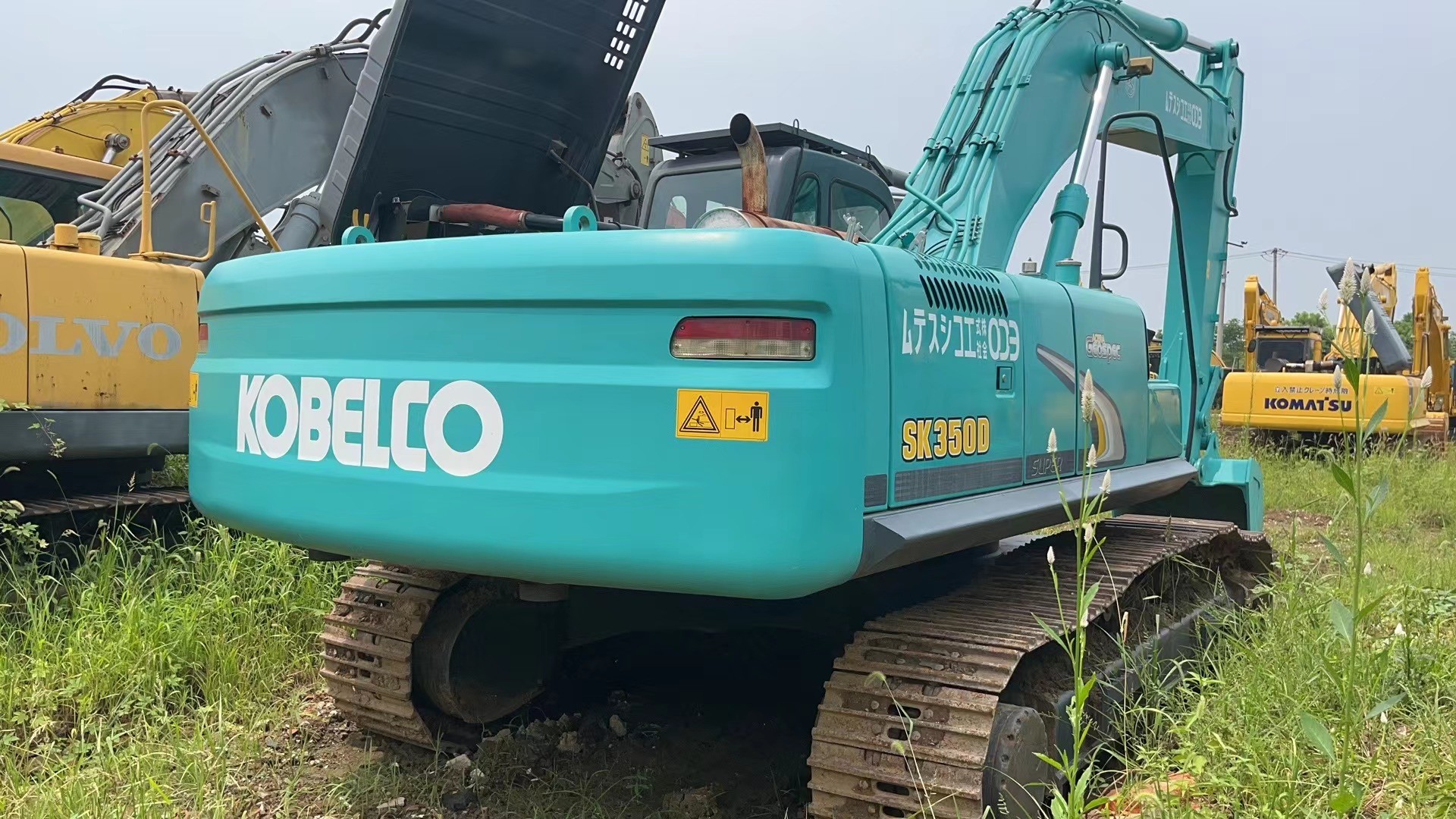 Used Kobelco Digger SK350D Secondhand 35ton Big Type Crawler Excavator