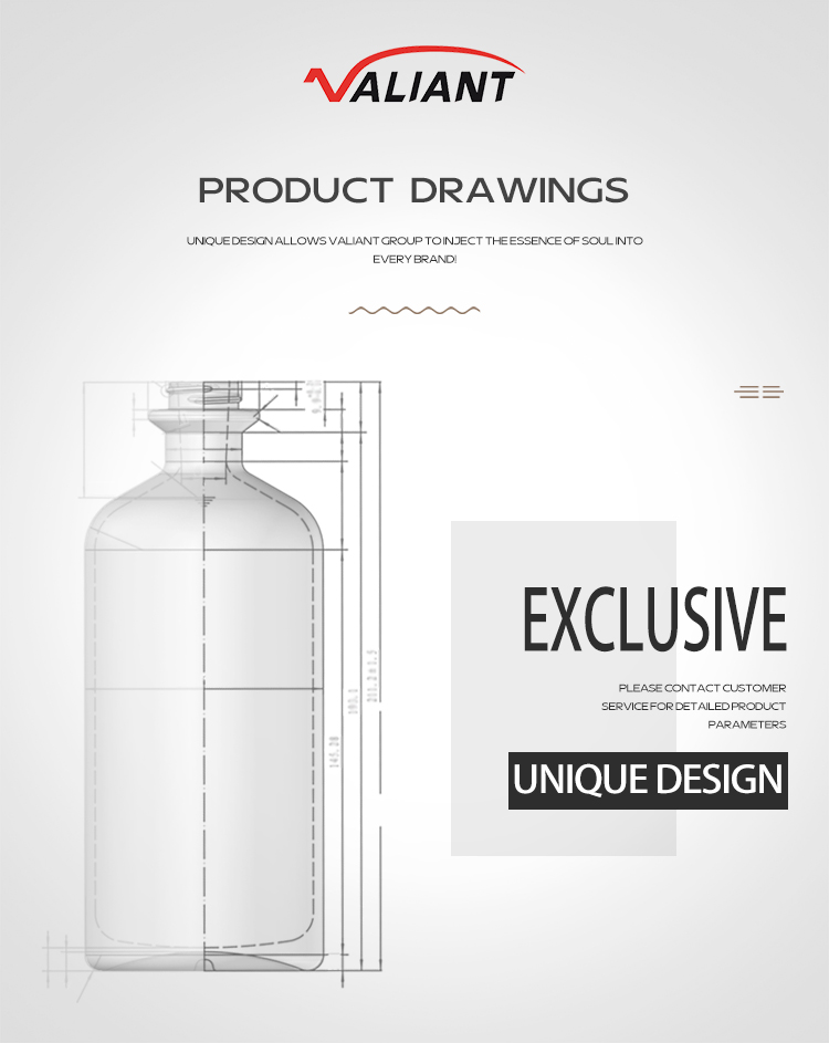 Round Glass Bottle 375ml Clear Empty Bottle For Spirits With Acid Etch Surface Handling
