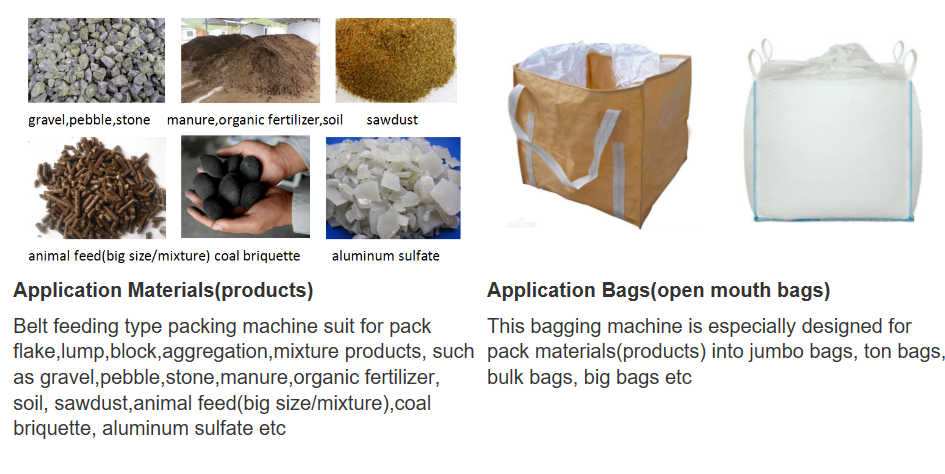 500~2000kg Auto Granule Jumbo Bag Packing Machine For Chemical