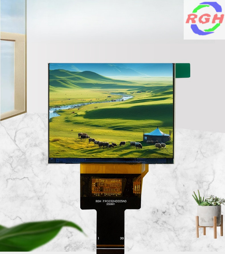 MIPI Interface IPS LCD TFT Screen Display 12LEDS Backlight 3.2 Inch 1024x768