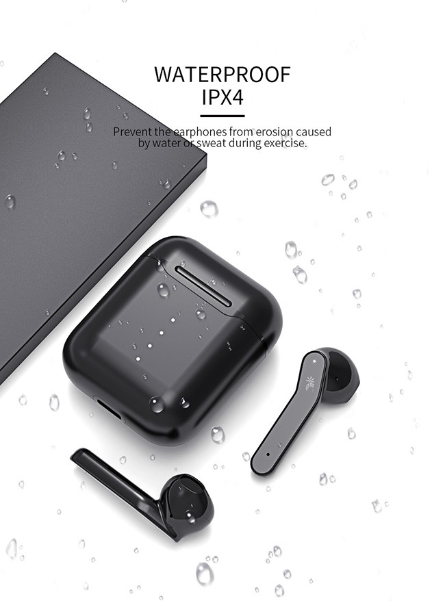 TWS Dual Chamber Wireless Bluetooth Earphones With Charging Box