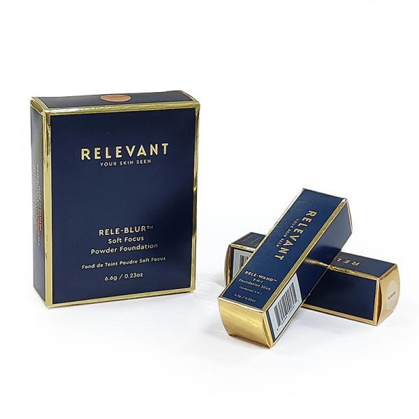 Custom Color Lipstick Foldable Cardboard Perfume Bottle Lipstick Gift Cosmetic