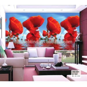 New design single Digital print blackout 3D roller blinds fabric