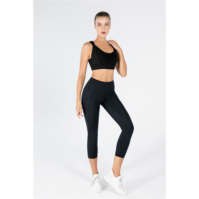Moisture Wicking Large Cup Sports Bra Plus High Elastic Double Shoulder Yoga Bra