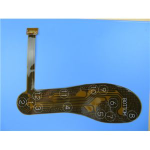 2-Layer Flexible Printed Circuit (FPC) Built on Polyimide With Immersion Gold