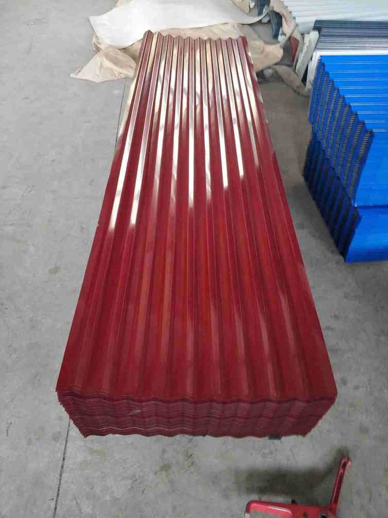 0.11mm Pre Painted Corrugated Roofing Sheet Roof Galvanized Sheet Metal