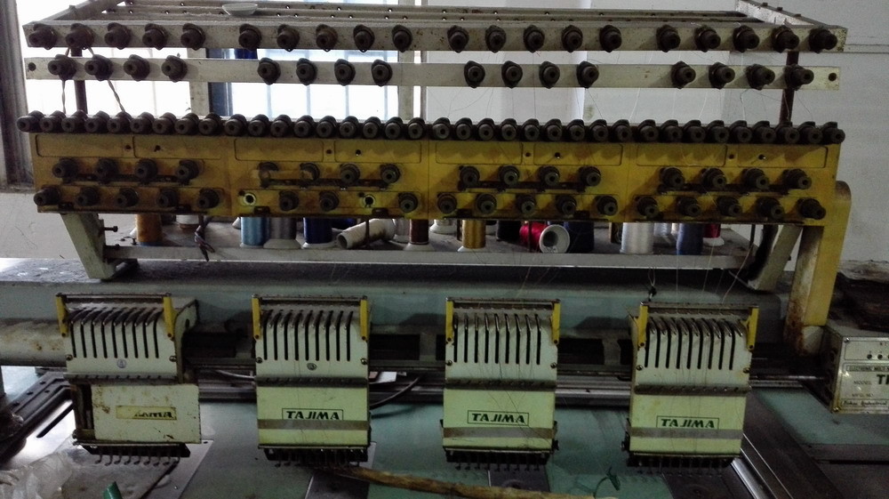 Automatic Japan Used Tajima Embroidery Machine Fast Data Transmission TMEF-H904