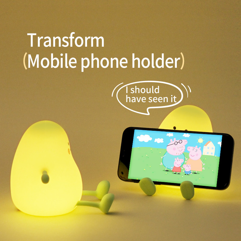 Cute Design Cute Night Light Lamp With Small Mango Design And 18650 Lithium Battery 5h-40h Usage Time