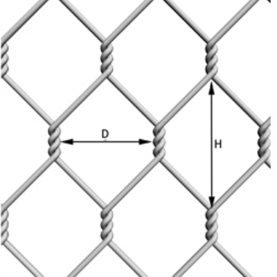 Woven Hexagonal Hole 2.0mm Galvanized Gabion Baskets Cage For Stones