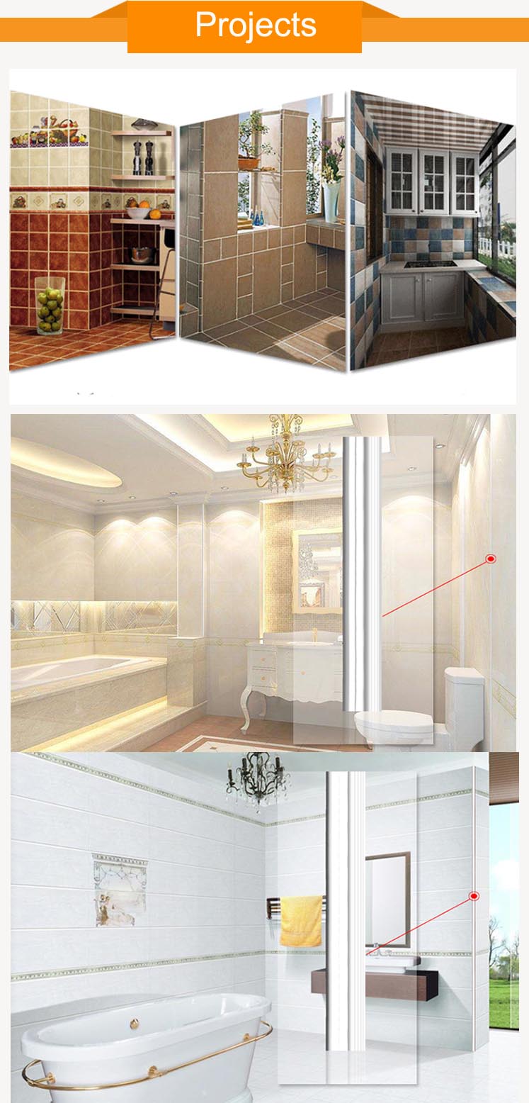 extruded polished tile trim application