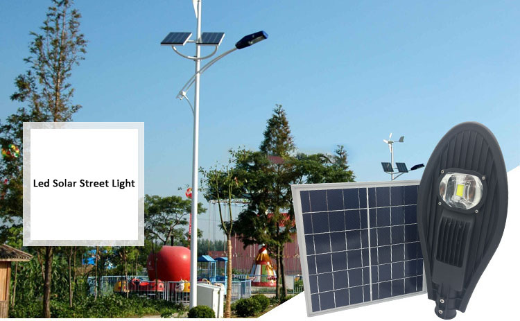Solar Powered All In One Led Street Light , IP65 80 Watt LED Street Light