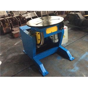  300kg welding positioner with welding chuck VFD Speed Control Manufactures